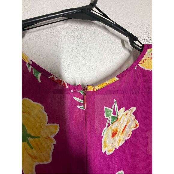 VNG Divina Of Switzerland Women’s Bohemian Floral Fusia Dress Sz 44 EU/L US*Note - Picture 5 of 13